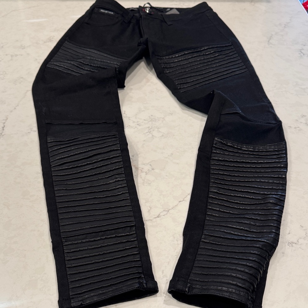 Philipp Plein Black Skinny Jeans